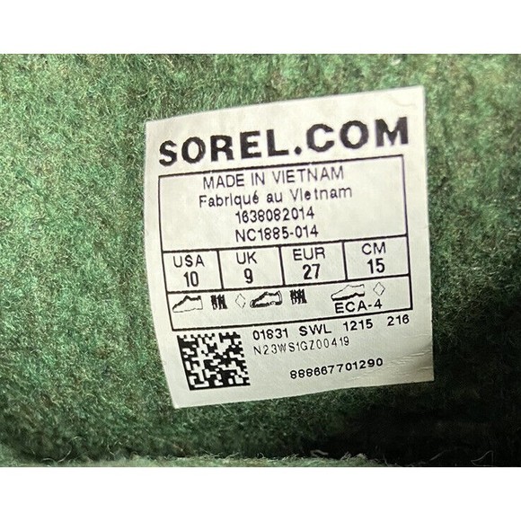 Sorel Children's Kids Winter Boot SIZE 10 Insulated Blue - Picture 5 of 6